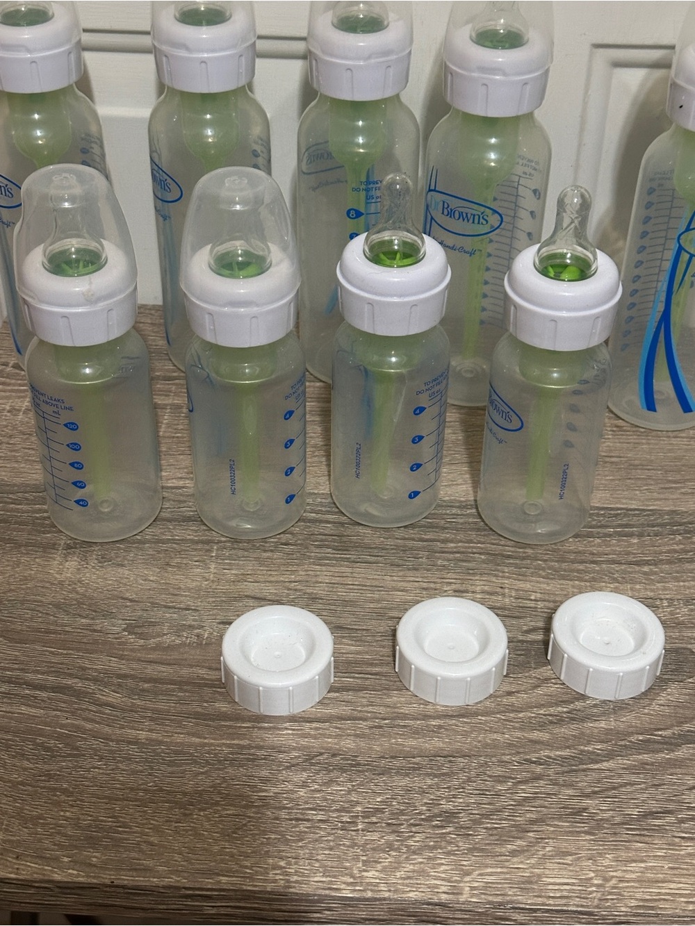 Dr. Brown 8 fl oz Narrow Anti-Colic Baby Bottle -set Of 6 And 4-4oz Anti Colic - Picture 3 of 4